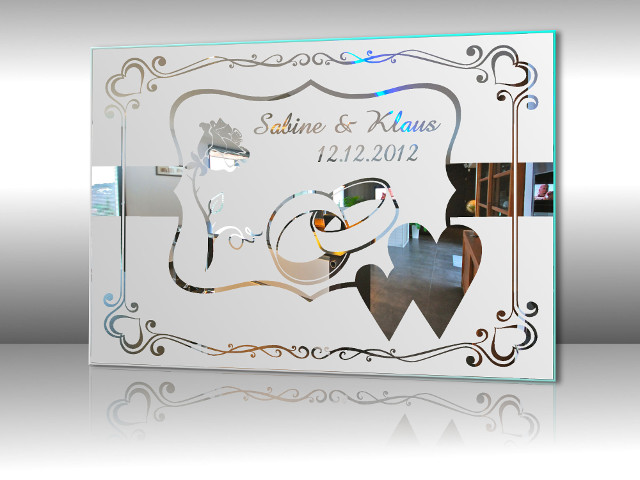Motivspiegel Hochzeit 10 Hochzeitsgeschenk Geschenk Spiegel Gravur